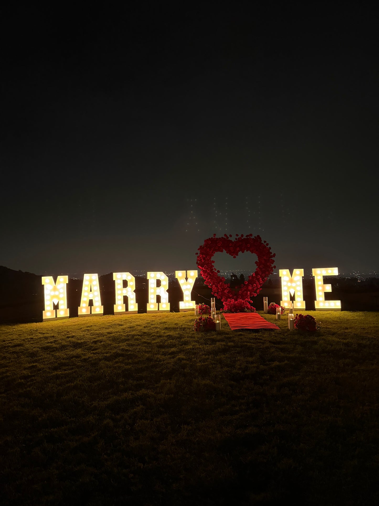 MARRY ME AND RED HEART